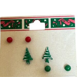 3 Pairs of Christmas Festive Earrings
